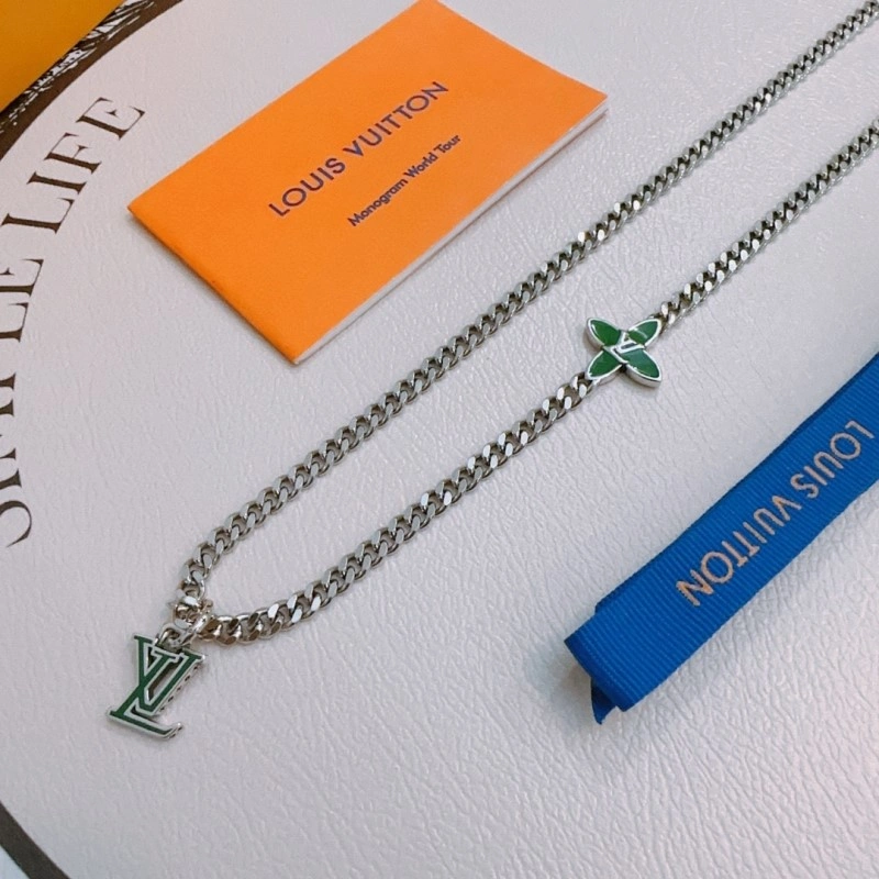 SmoothTexture Louis Vuitton Necklaces 248462