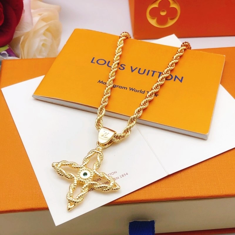 SmoothTexture Louis Vuitton Necklaces 247909
