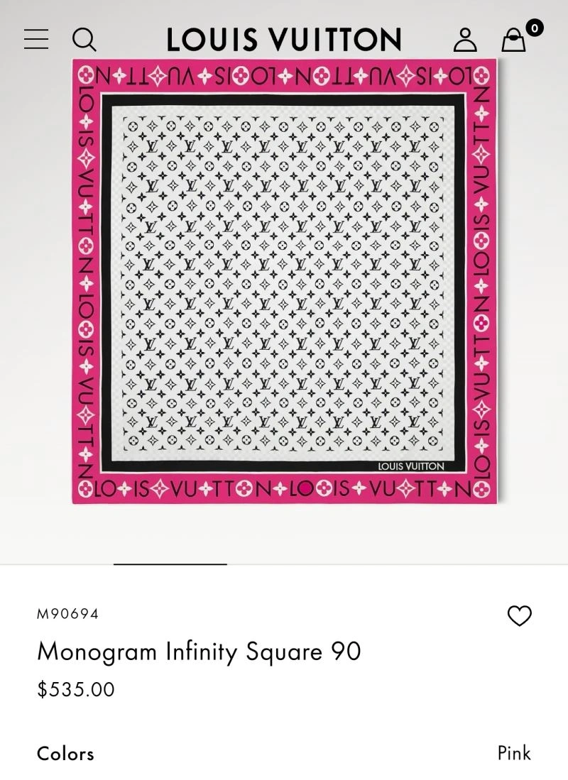 Louis Vuitton Scarf Premium 270903