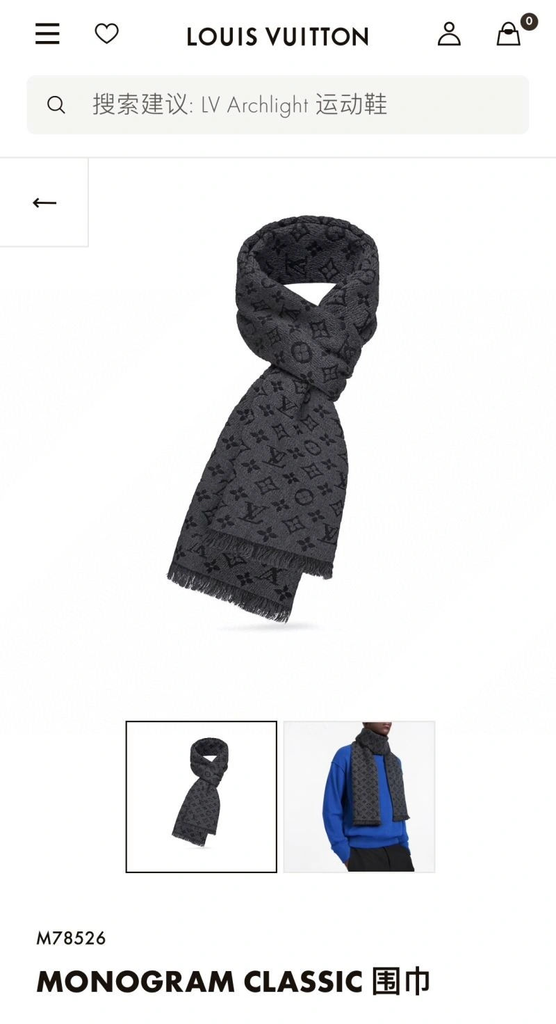 Youthful Louis Vuitton Scarf 270892