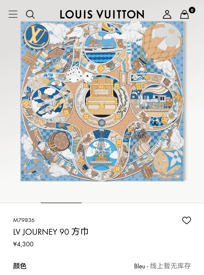 Louis Vuitton Scarf AllSeason 271465