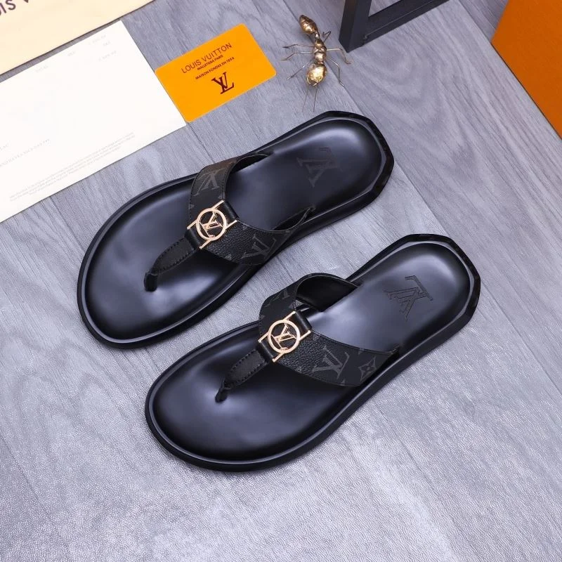 SmoothTexture Louis Vuitton Slippers 30602