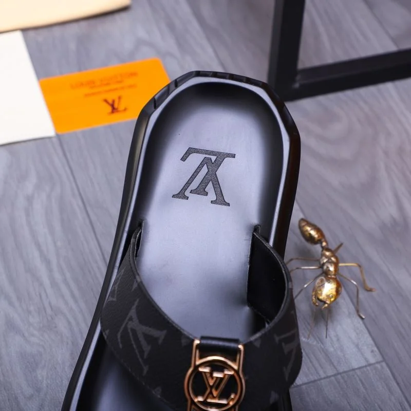 SmoothTexture Louis Vuitton Slippers 30602