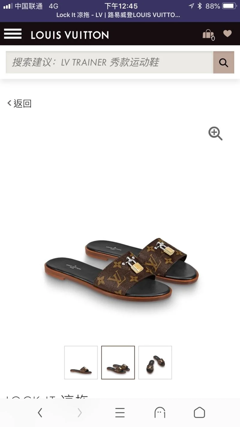Louis Vuitton Slippers Elegant 32232