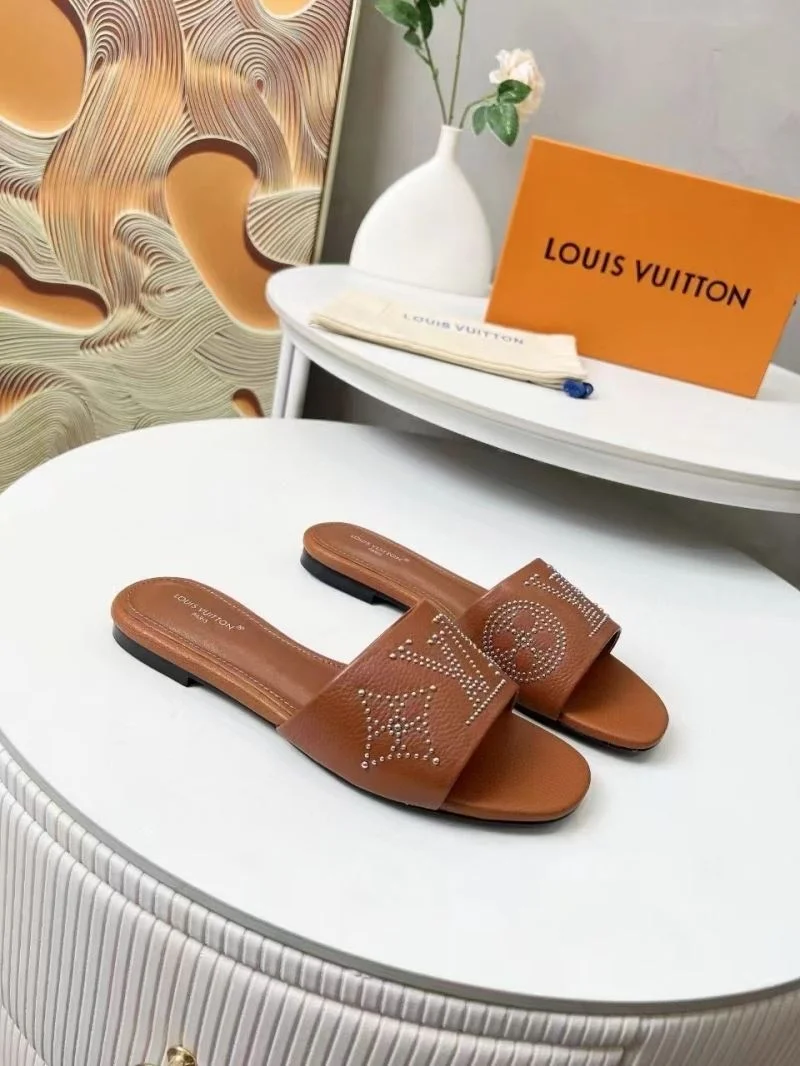 SmoothTexture Louis Vuitton Slippers 31805