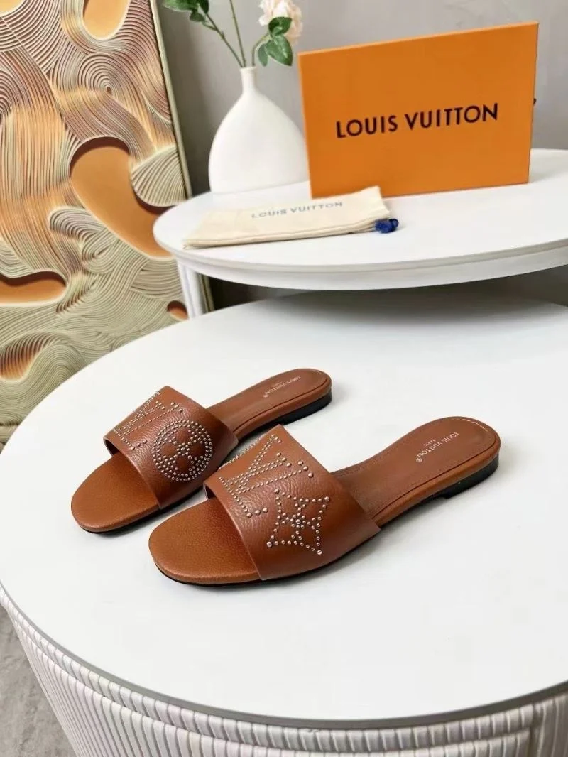 SmoothTexture Louis Vuitton Slippers 31805