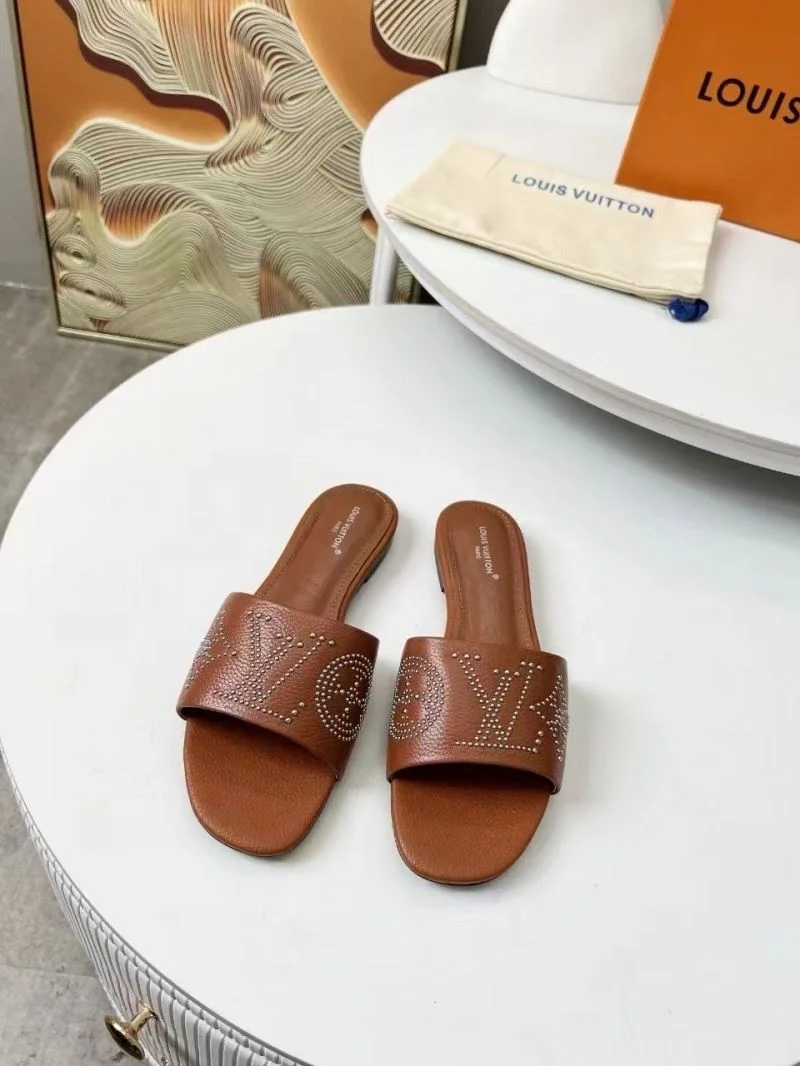 SmoothTexture Louis Vuitton Slippers 31805