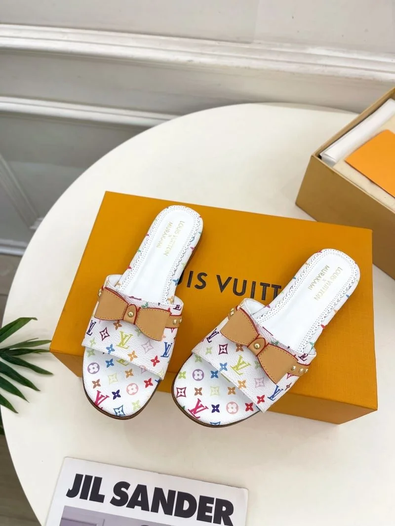 SmoothTexture Louis Vuitton Slippers 31145
