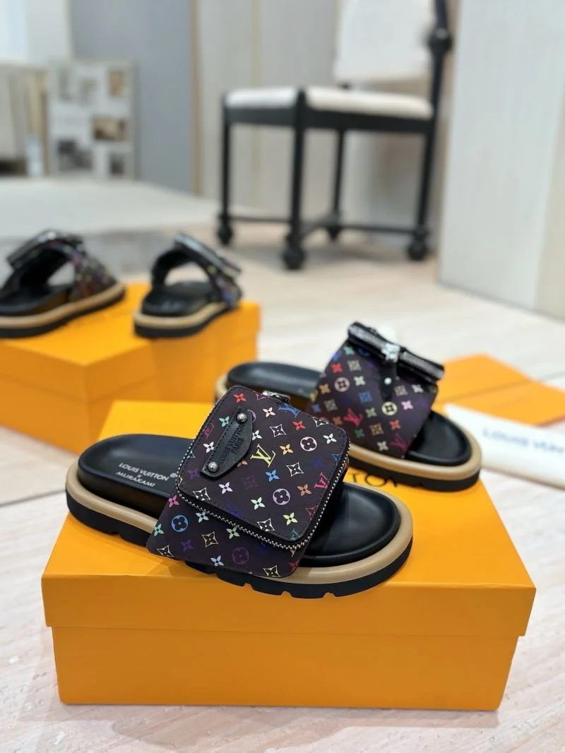 SmoothTexture Louis Vuitton Slippers 31062