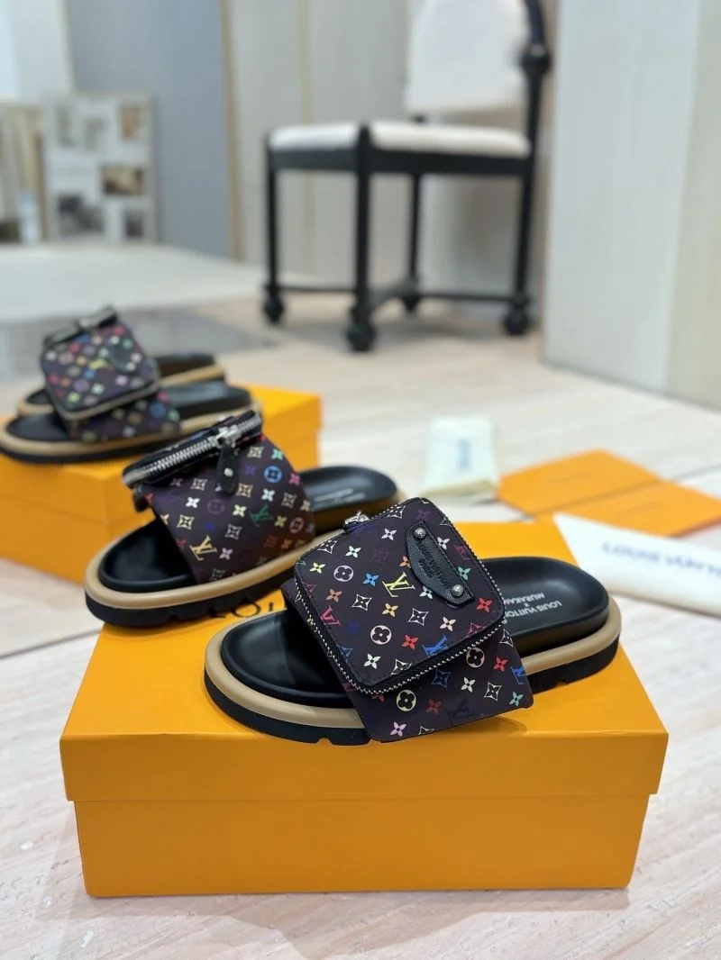SmoothTexture Louis Vuitton Slippers 31062