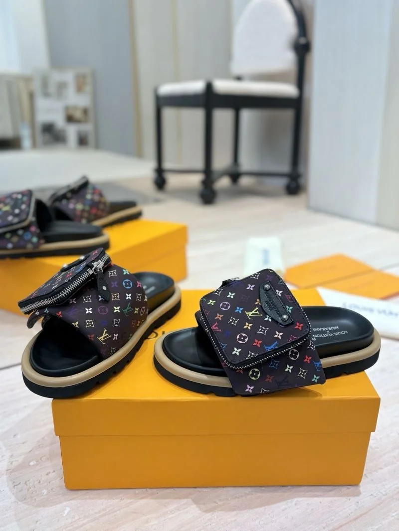 SmoothTexture Louis Vuitton Slippers 31062