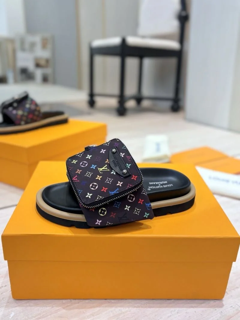 SmoothTexture Louis Vuitton Slippers 31062