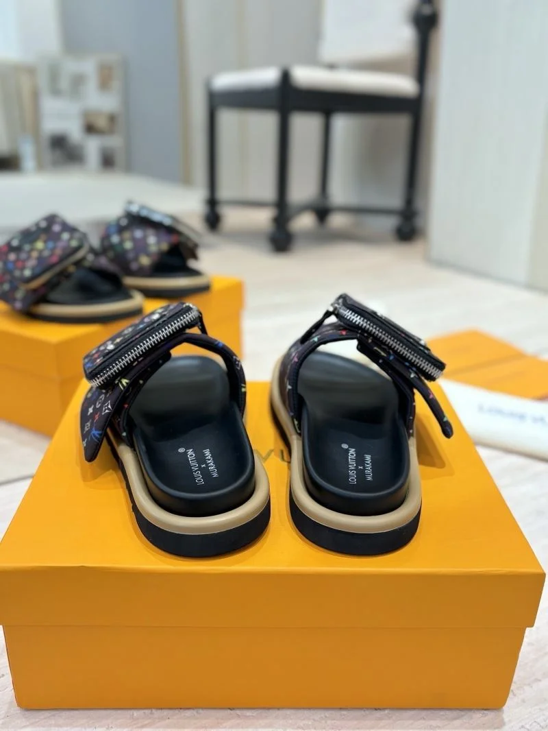 SmoothTexture Louis Vuitton Slippers 31062