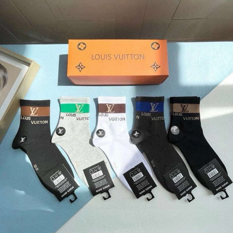 Seasonal Louis Vuitton Socks 273594