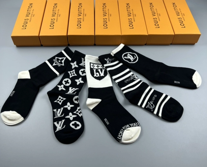 Unisex Louis Vuitton Socks 274466