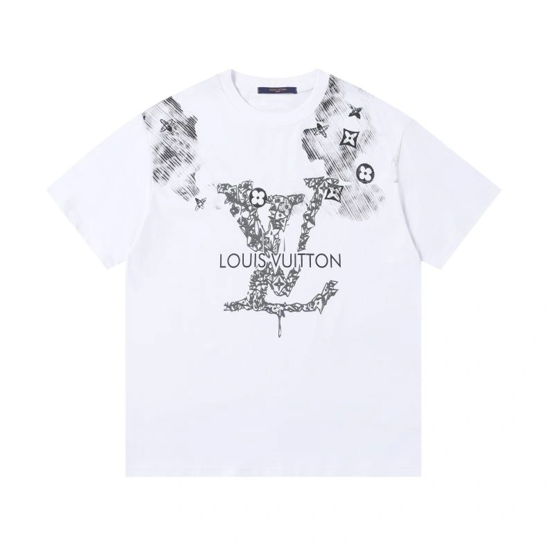 Louis Vuitton T-Shirts Breathable 132185
