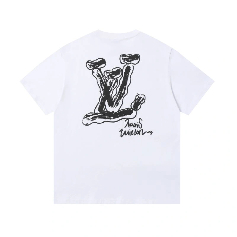 Louis Vuitton T-Shirts Breathable 132185