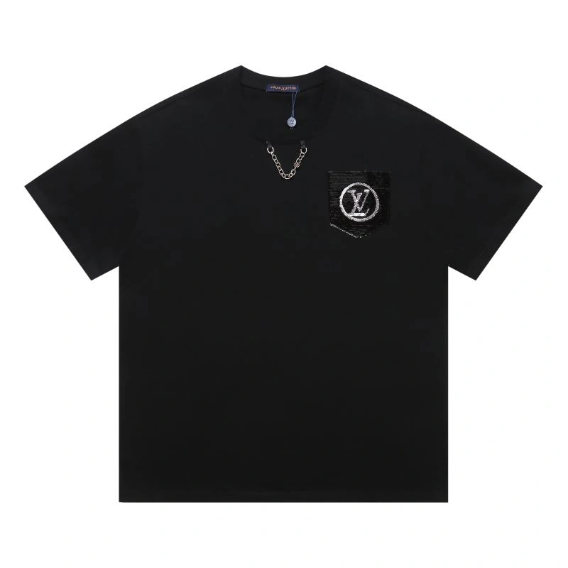 Louis Vuitton T-Shirts Breathable 132185