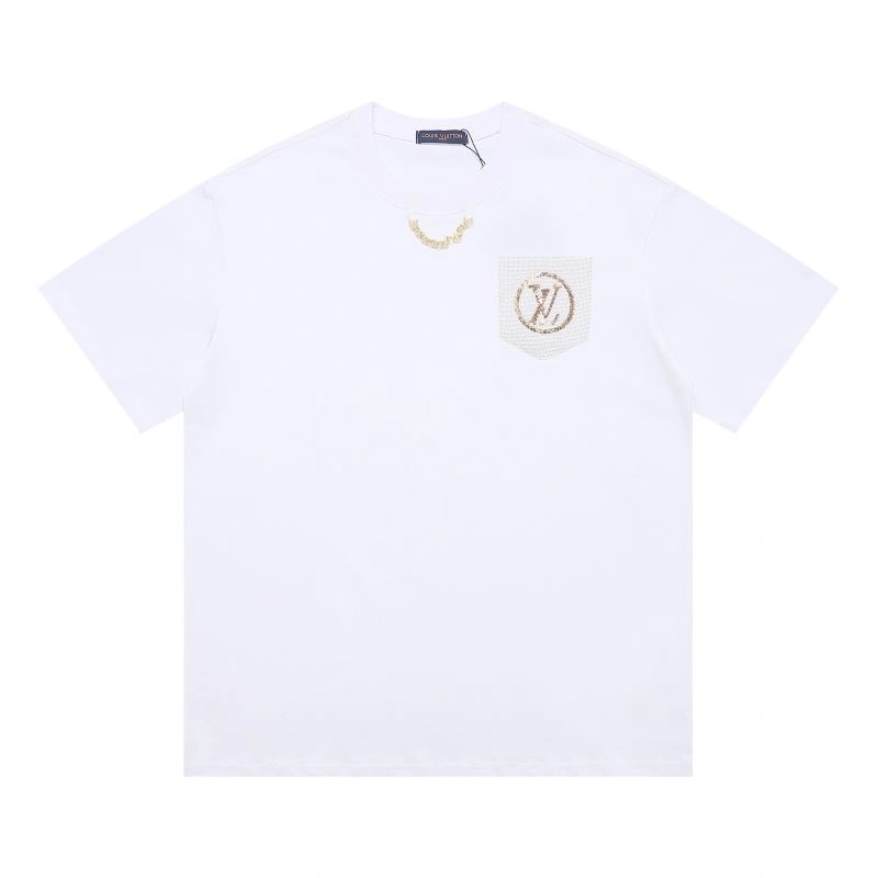 Louis Vuitton T-Shirts Breathable 132185