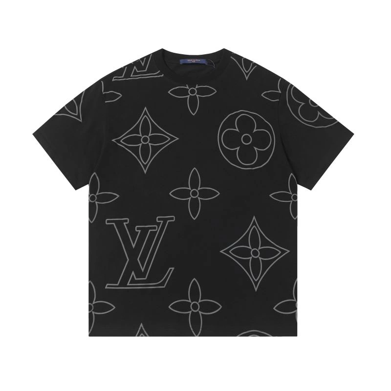 Louis Vuitton T-Shirts Breathable 132185