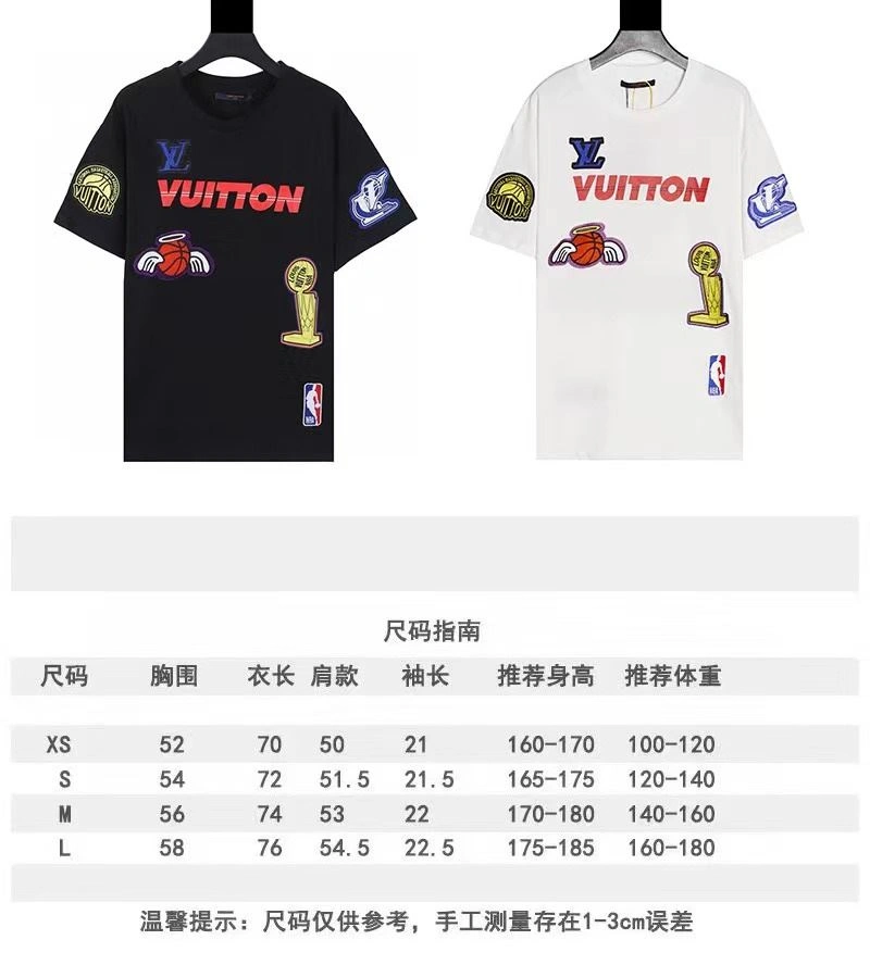 Louis Vuitton T-Shirts Versatile 138440