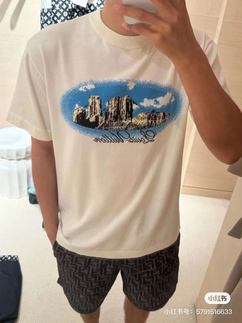 Louis Vuitton T-Shirts Colorful 138366