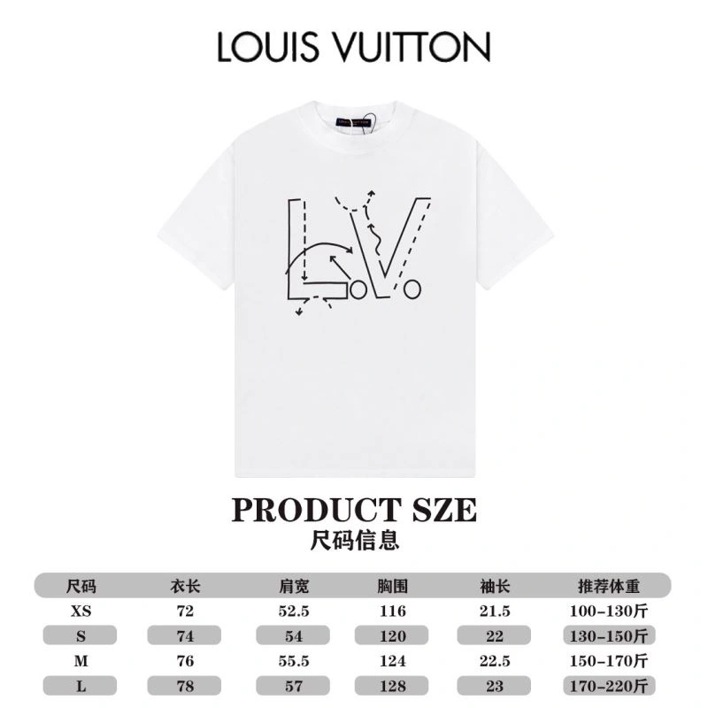 Louis Vuitton T-Shirts Refined 138139