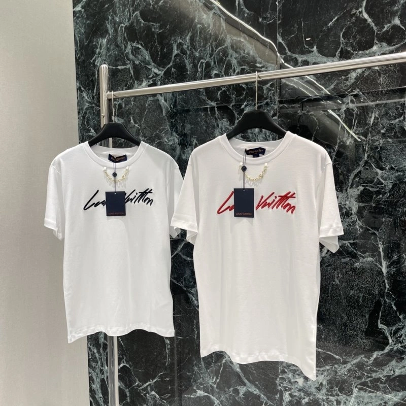 Louis Vuitton T-Shirts Breathable 131581