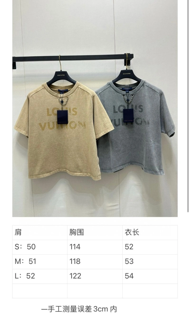 Louis Vuitton T-Shirts Stretchable 130449