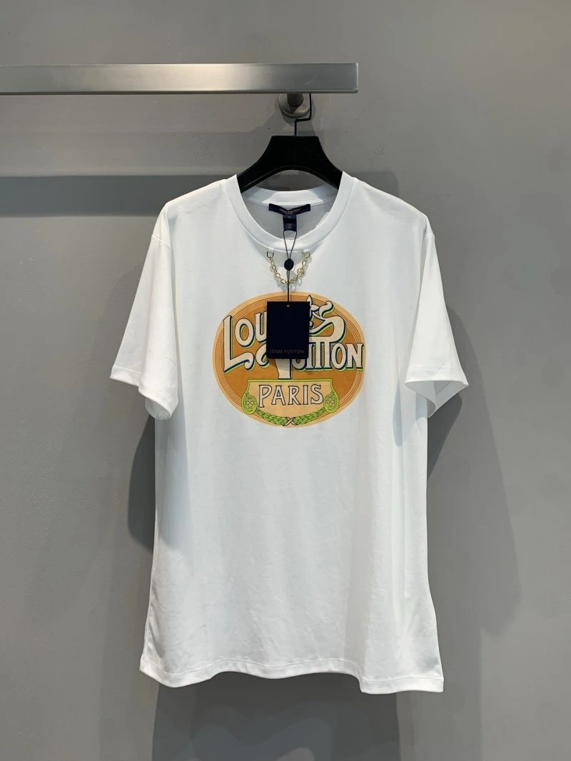 Louis Vuitton T-Shirts Breathable 130453