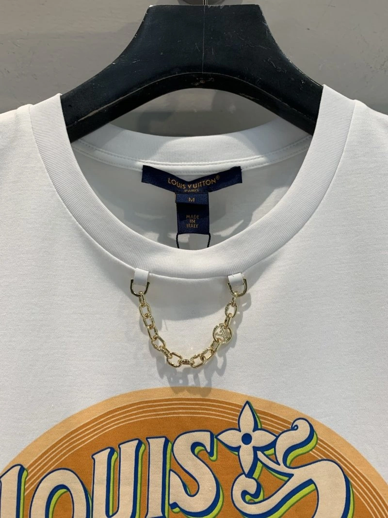 Louis Vuitton T-Shirts Breathable 130453