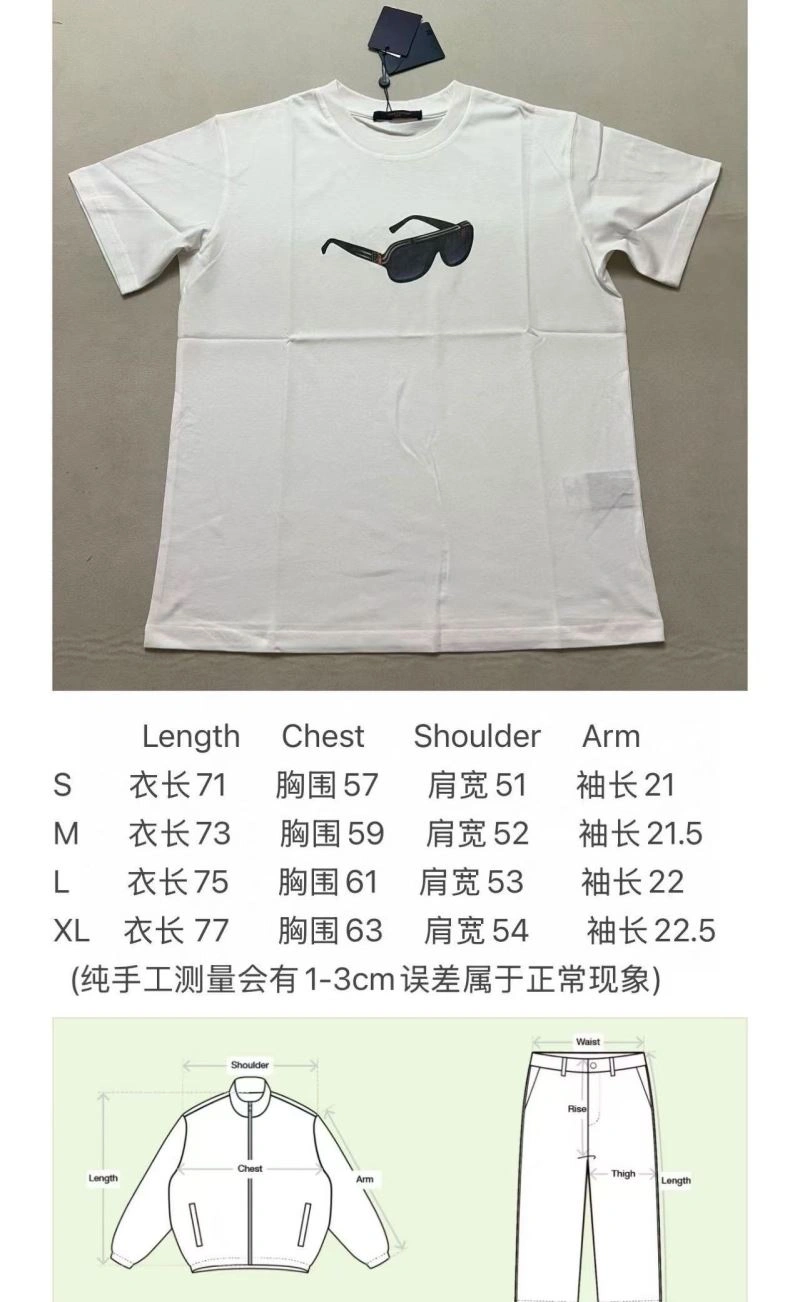 Louis Vuitton T-Shirts Comfortable 135660