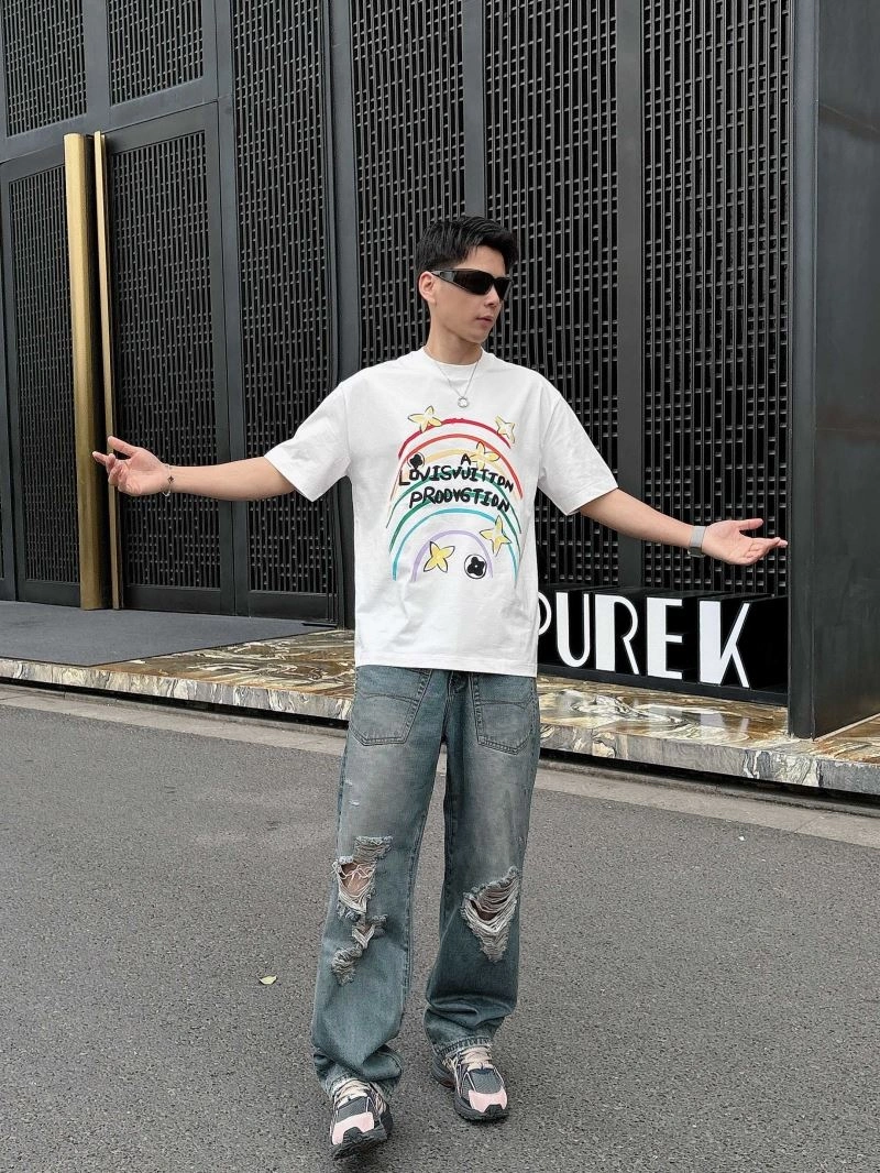 Colorful Louis Vuitton T-Shirts 133315