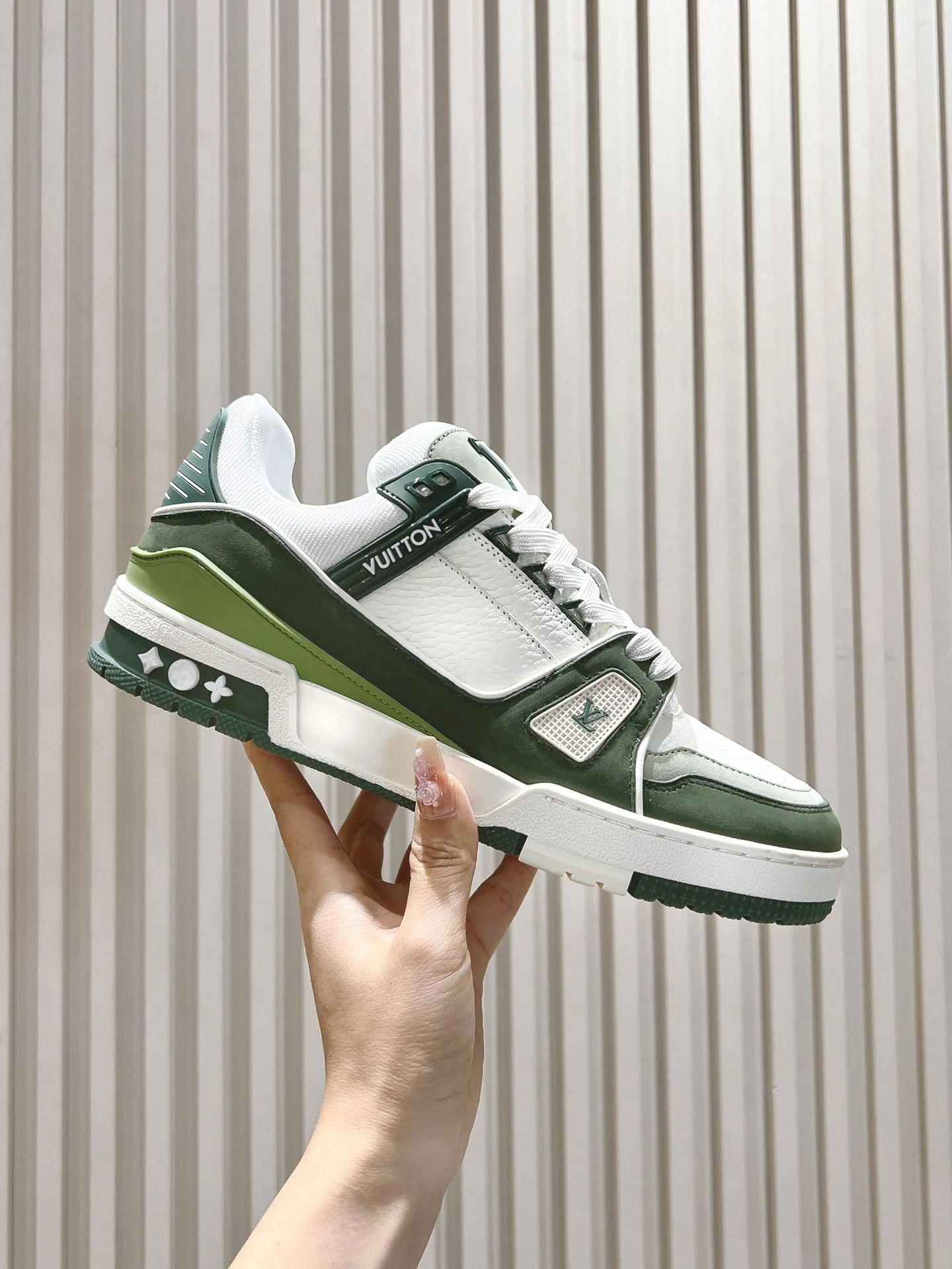 WaterResistant Louis Vuitton Trainer Sneaker 31445