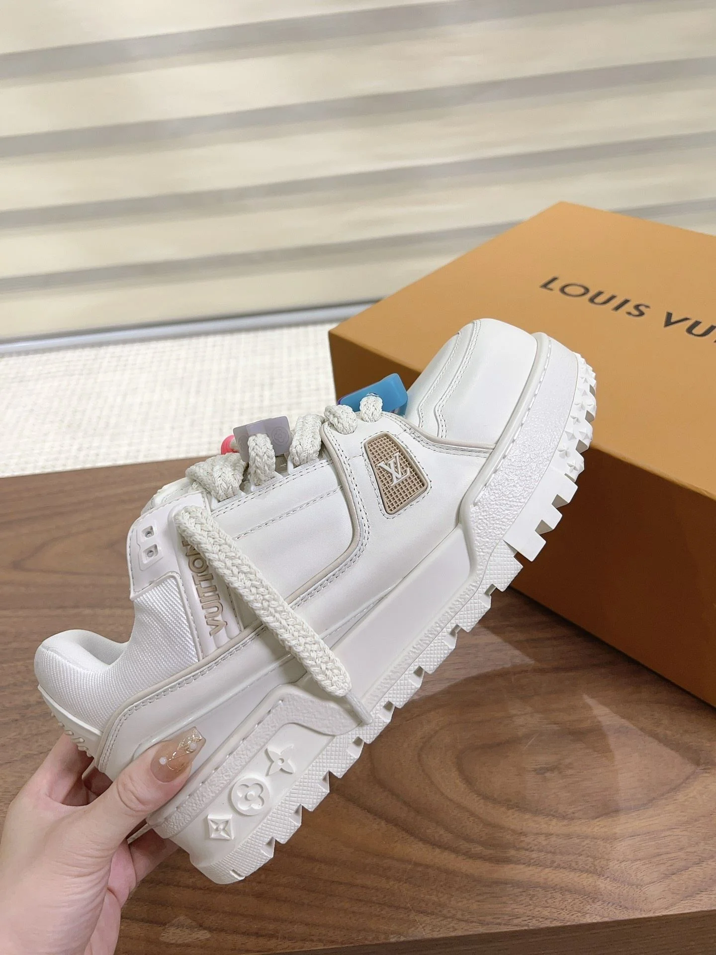 Soft Louis Vuitton Trainer Sneaker 31386