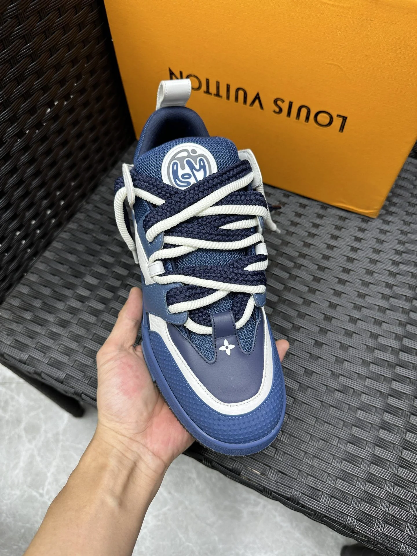 Upgraded Louis Vuitton Trainer Sneaker 30956