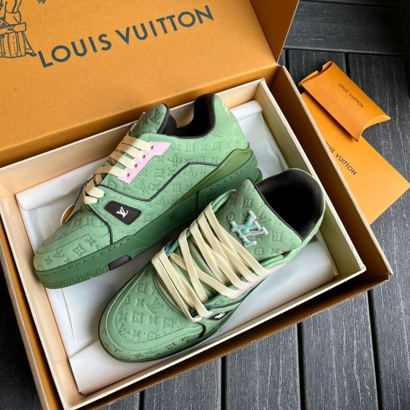 Minimalist Louis Vuitton Trainer Sneaker 30938