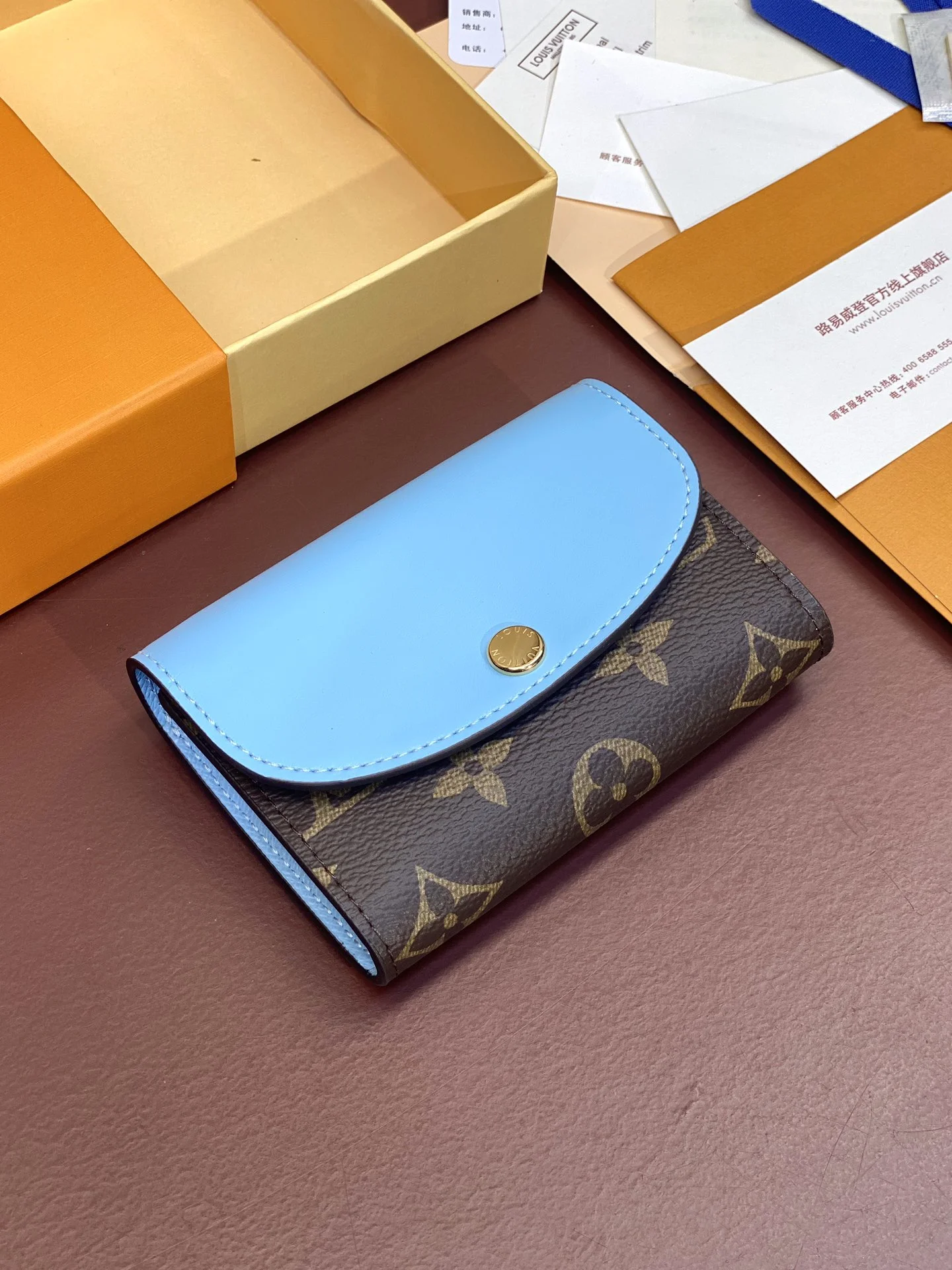 Louis Vuitton Wallets Purse SmoothTexture 56186
