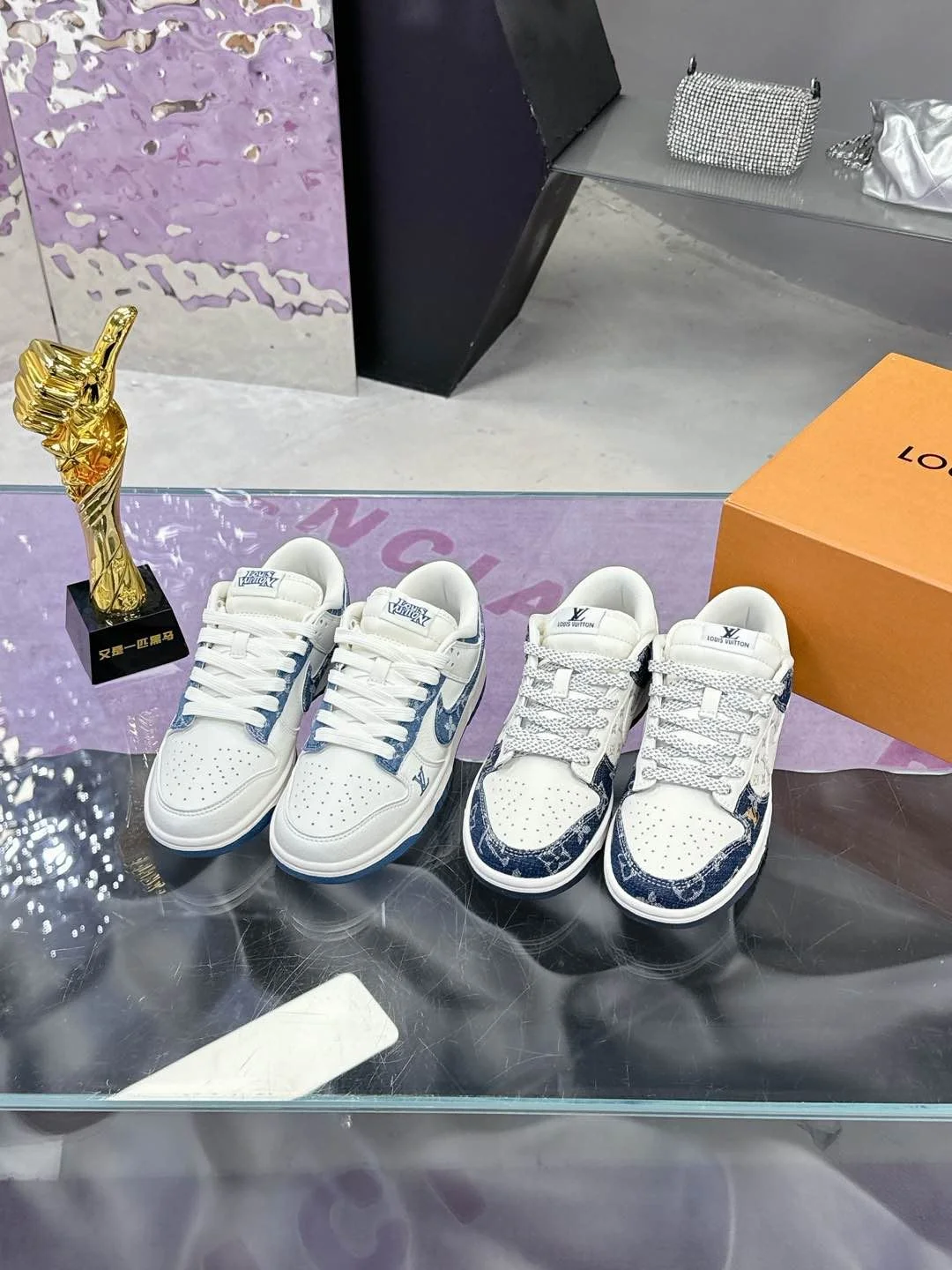 Louis Vuitton x Nike Shoes Durable 31388