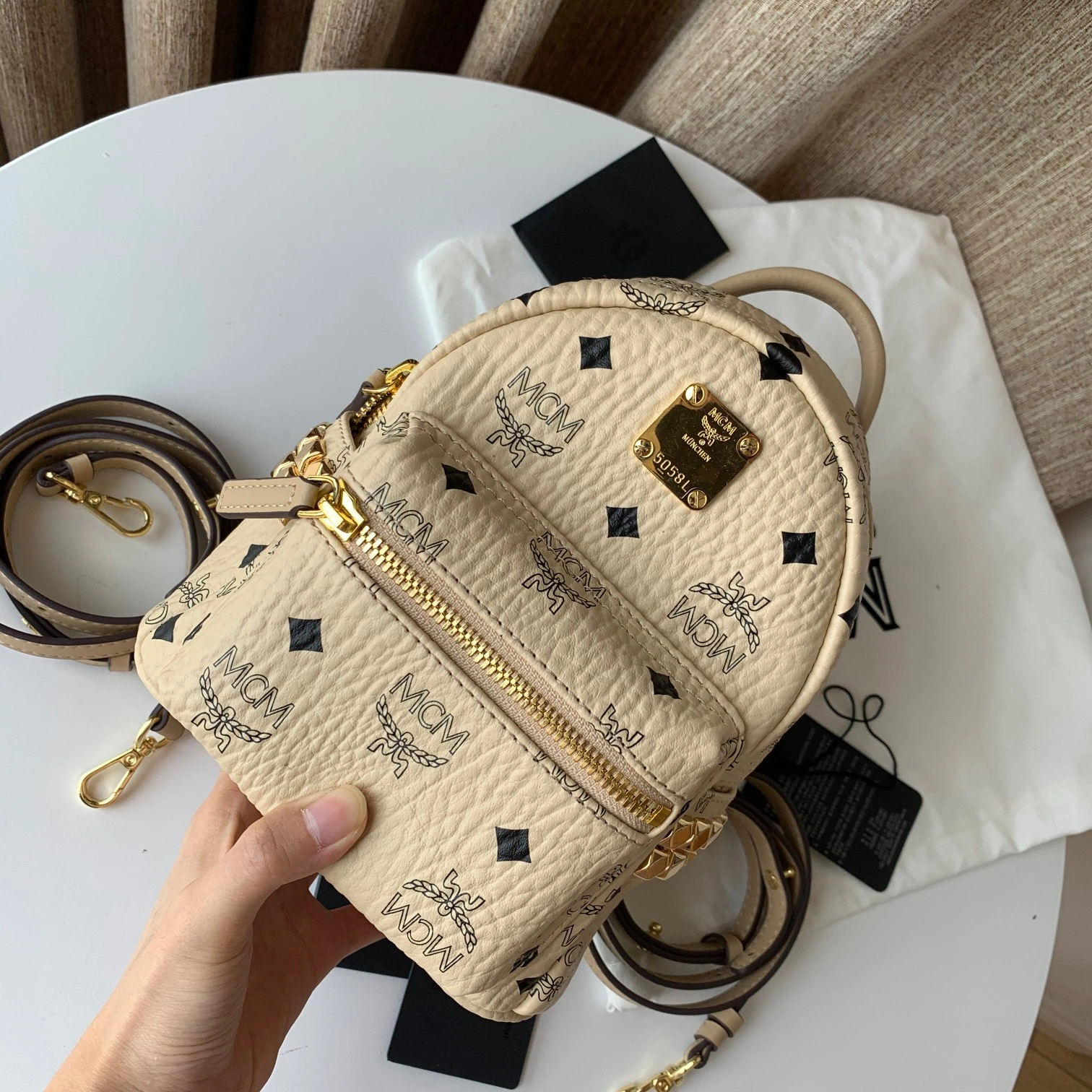 MCM Backpacks Comfortable 90539