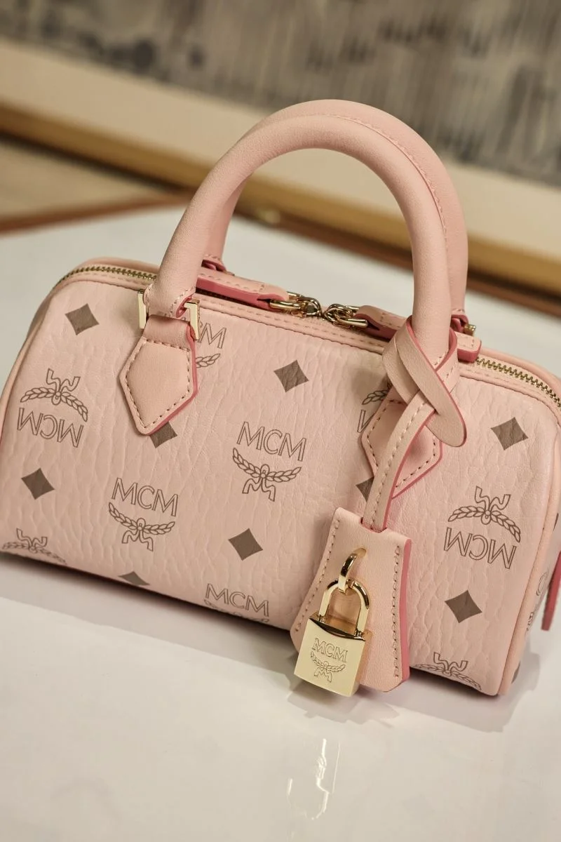 Cozy MCM Boston Bags 45708
