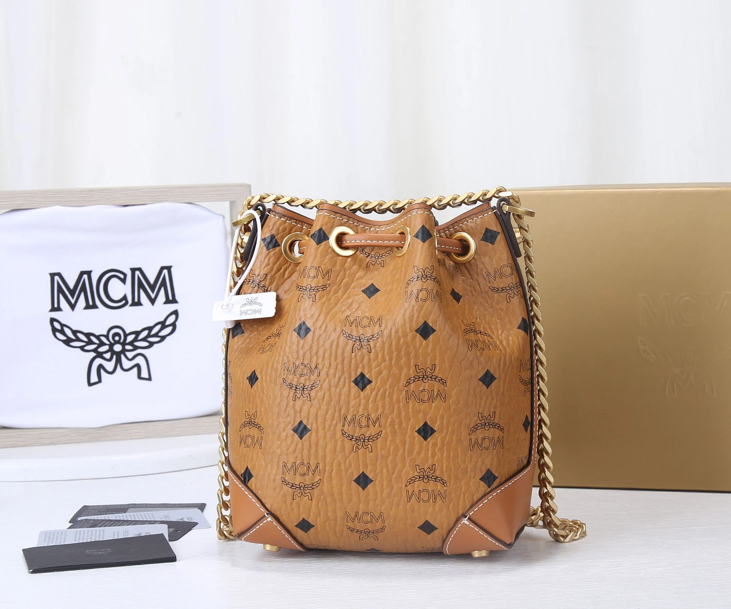 MCM Bucket Bags Unique 90532