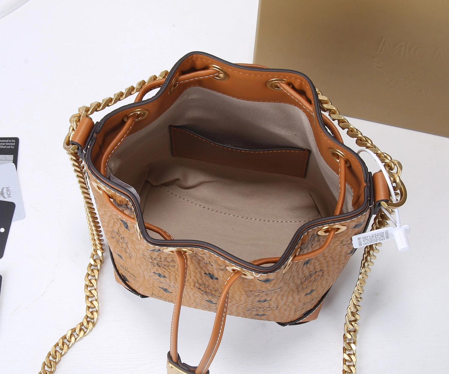 MCM Bucket Bags Unique 90532
