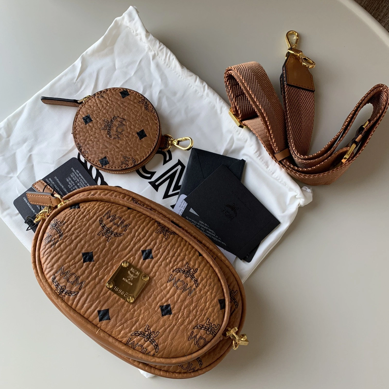 MCM Round Bags SmoothTexture 90511