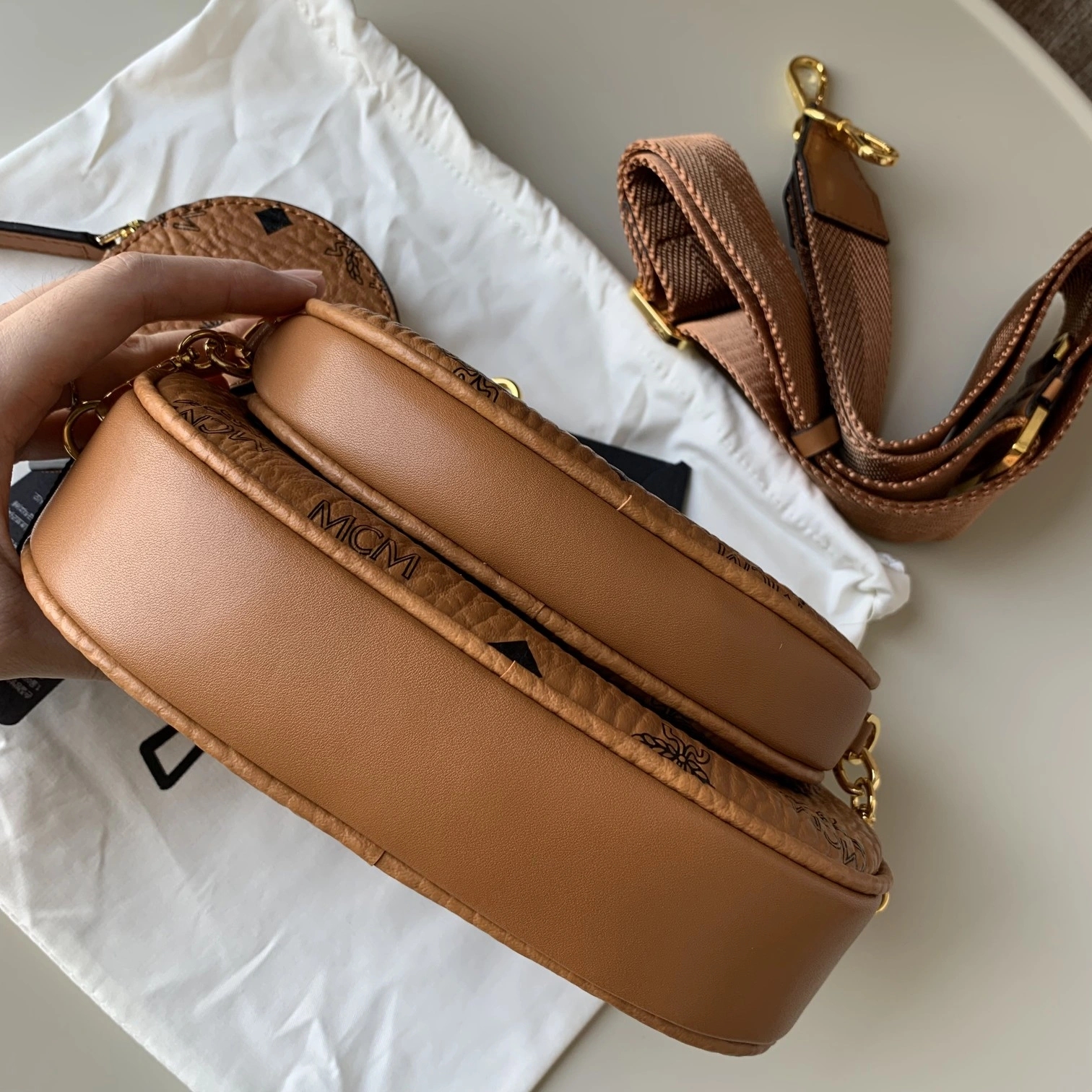 MCM Round Bags SmoothTexture 90511