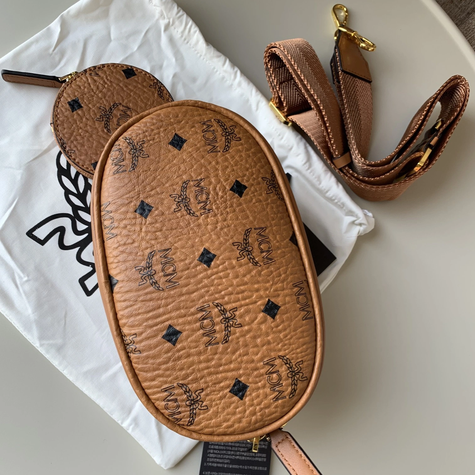 MCM Round Bags SmoothTexture 90511
