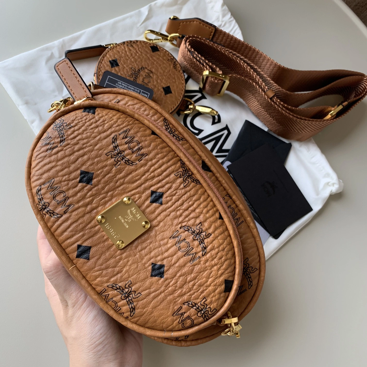 MCM Round Bags SmoothTexture 90511