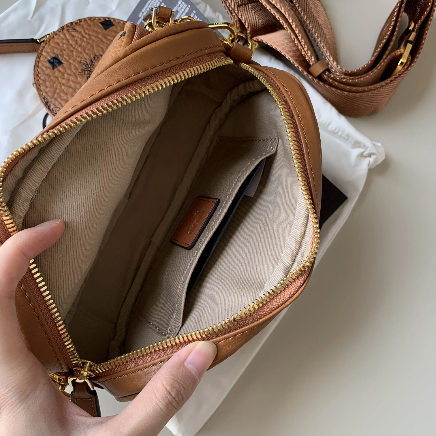 MCM Round Bags SmoothTexture 90511