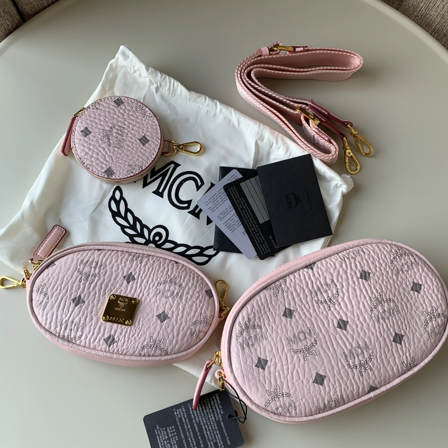 MCM Round Bags Packable 90548