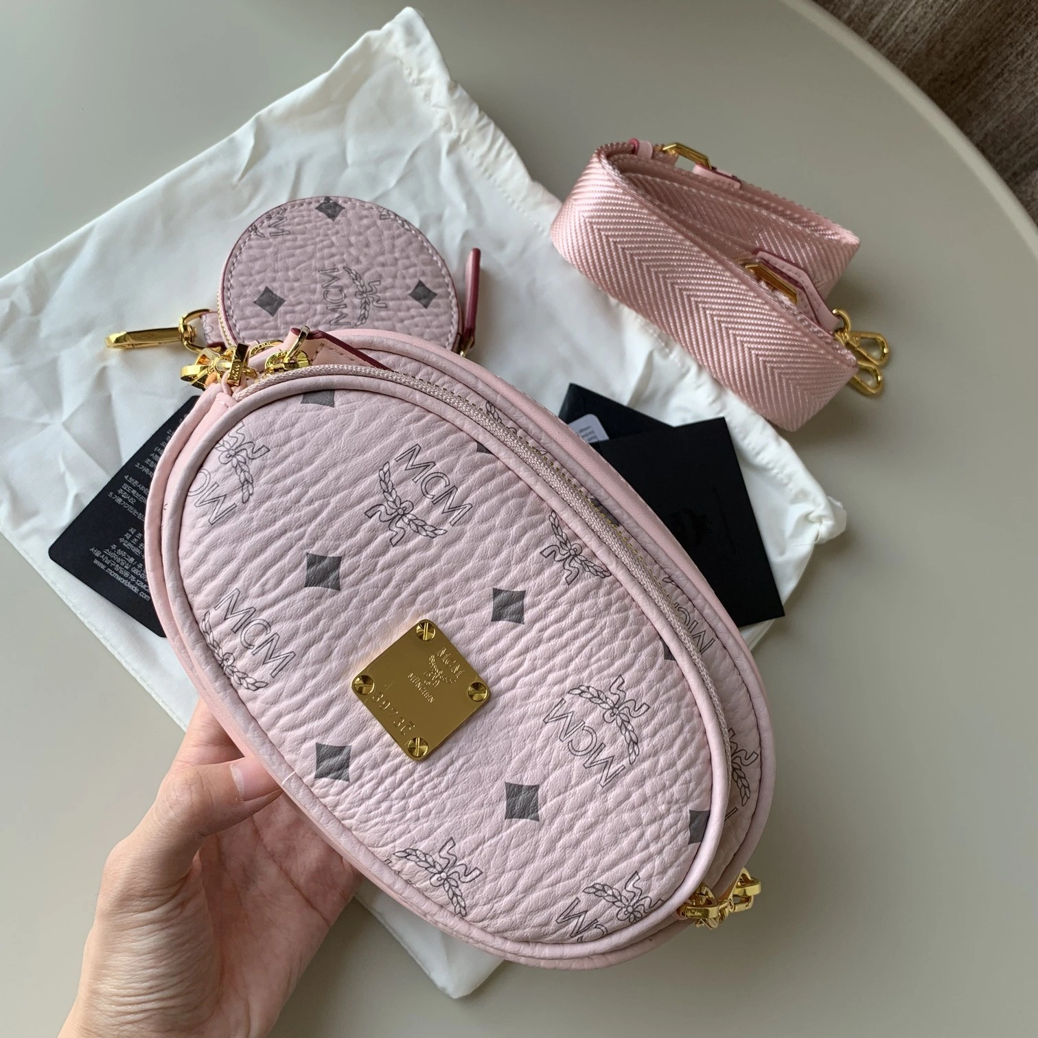 MCM Round Bags Packable 90548